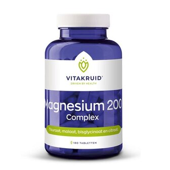 Vitakruid Magnesium 200 complex 180 tabletten