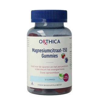 Orthica Magnesiumcitraat-150 gummies