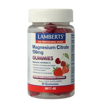 Lamberts Magnesium citraat 40 gummies