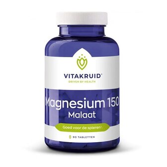 Vitakruid Magnesium Malaat 150 90 tabletten
