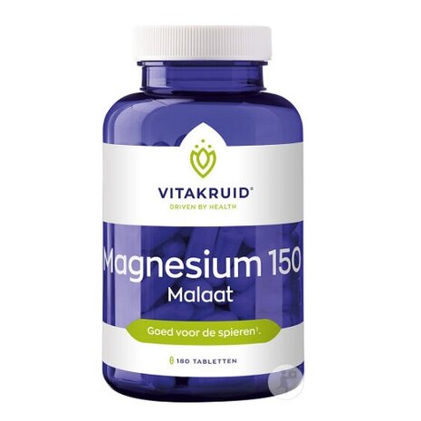 Vitakruid Magnesium 150 Malaat 180 tabletten